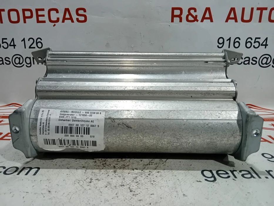 Airbag Tablier Pendura Passageiro Mercedes CLK W209 2098600005