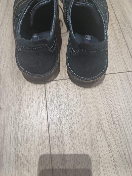 Buty męskie skórzane granatowe rozmiar 41 Lasocki