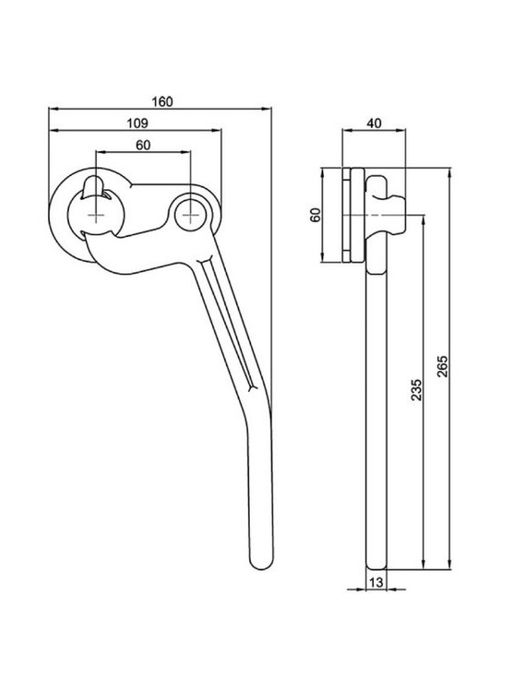 Замок борта самоскида