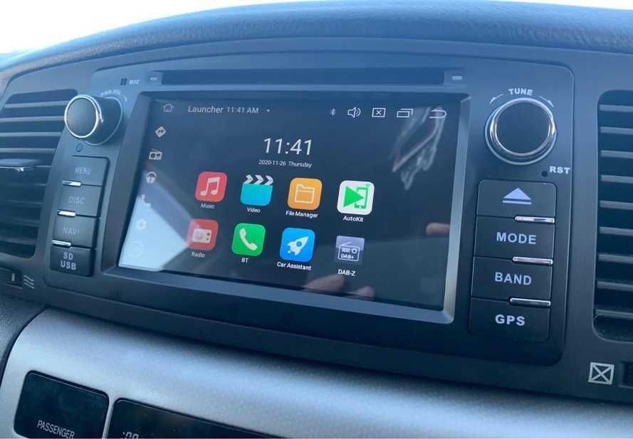 Toyota Corolla E120 Rádio Android CarPlay Android Auto sem Fios GPS