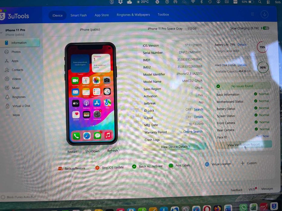 iPhone 11 PRO 512 GB bez blokad