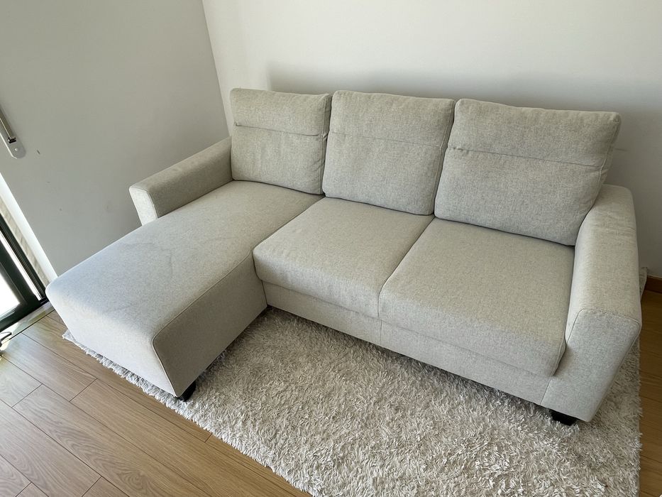 Sofá 3 Lugares com chaise long