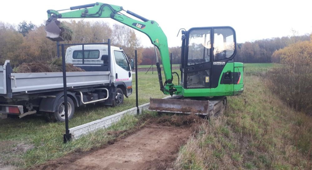 Układanie kostki brukowej, prace  ziemne, utwardzanie placy