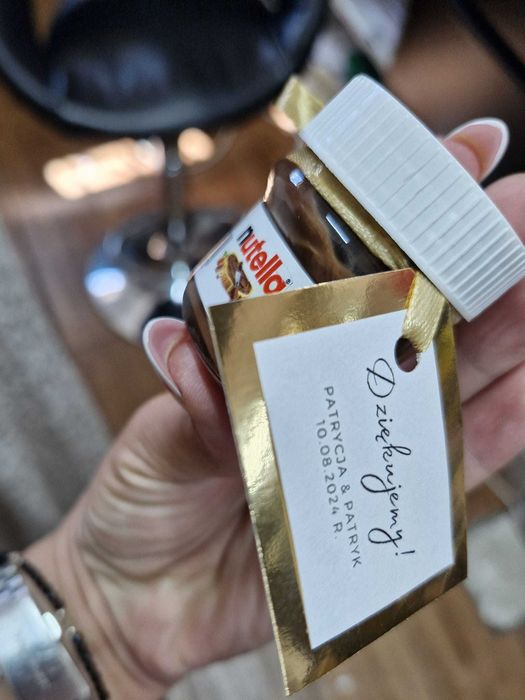 Podziękowanie dla gości Nutella 25g