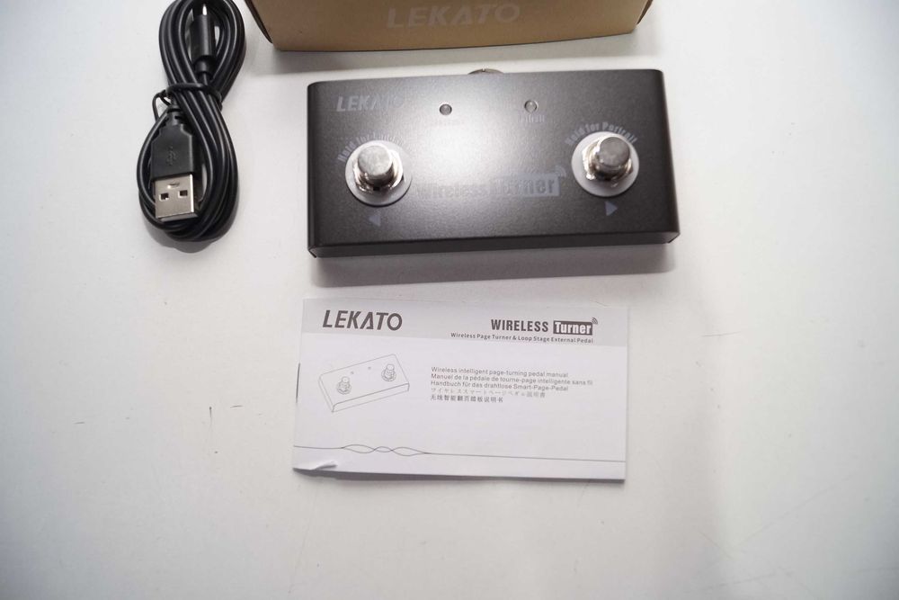 LEKATO M01470 Bezprzewodowy Pedal do Przełączania Stron dla Android