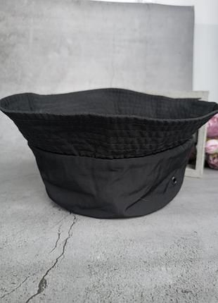 Панама H&M унісекс чорна 100% бавовна розмір M (58 см)