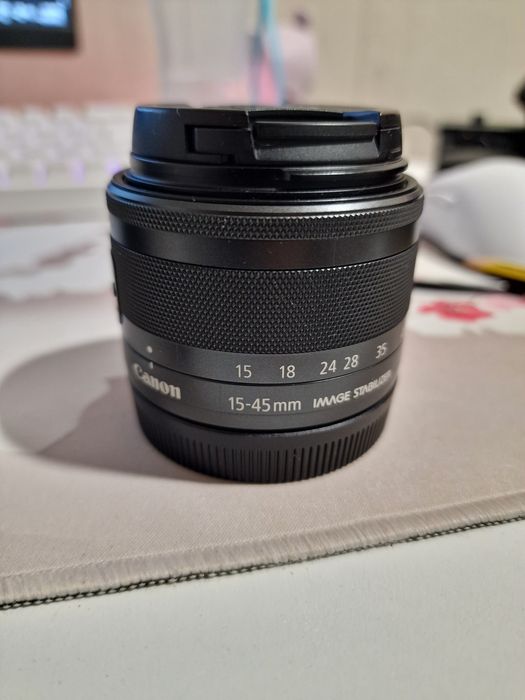 Câmera Canon EOS M50 Mark II + Lente EF-M 15-45mm f/3.5-6.3+Acessórios