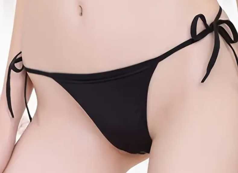 Majtki damskie stringi wiązane