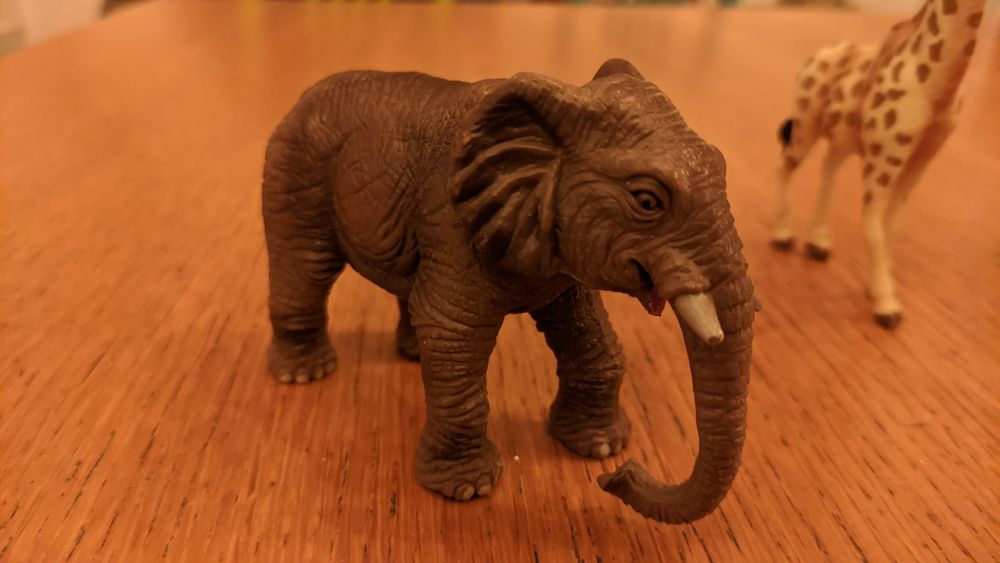 Schleich figurki żyrafa, słoń, zebra