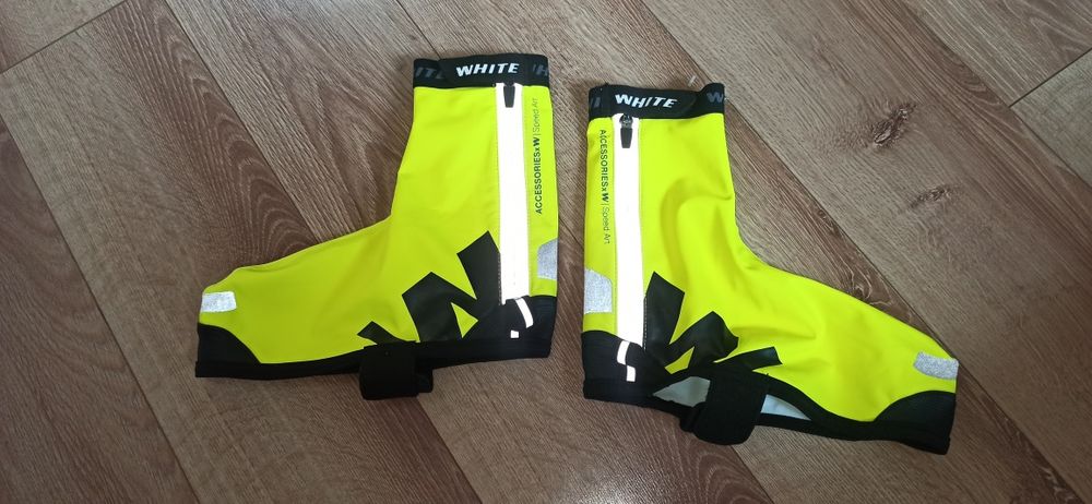Ochraniacze na buty kolarskie firmy White. Nowe