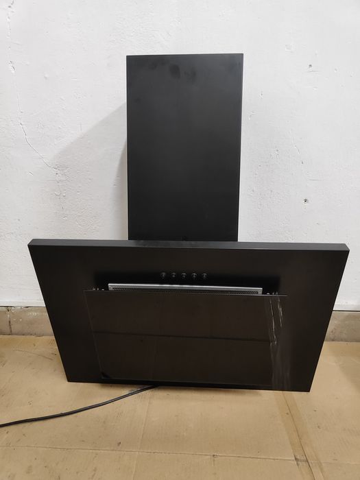 Витяжка чорна скло mpm