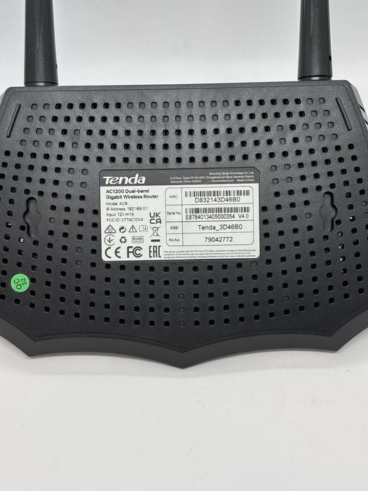 Роутер Tenda AC8 wifi5 AC1200