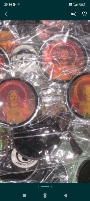 10par okolarow z wizerunkiem Jezusa