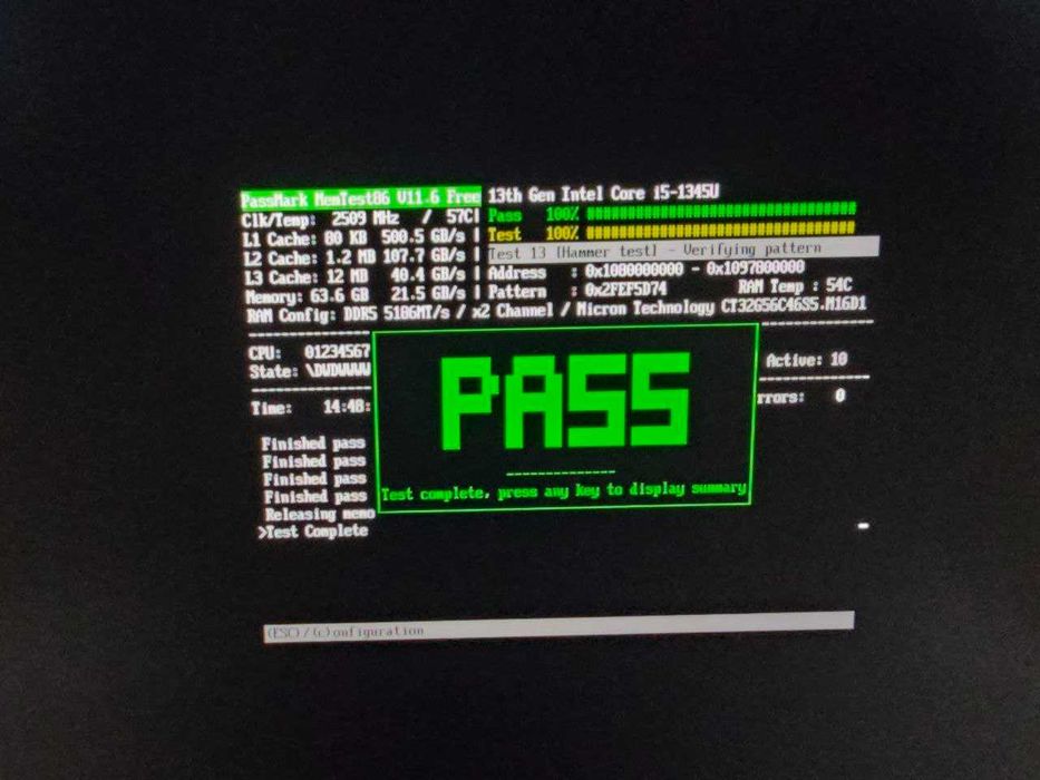 Crucial 64GB (2x32GB) SO-DIMM DDR5 5600 MHz (CT32G56C46S5.M16D1)
