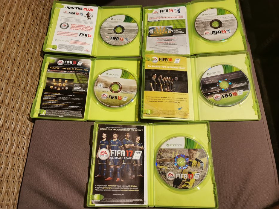 FIFA 13,14,15,16,17 PL Xbox 360