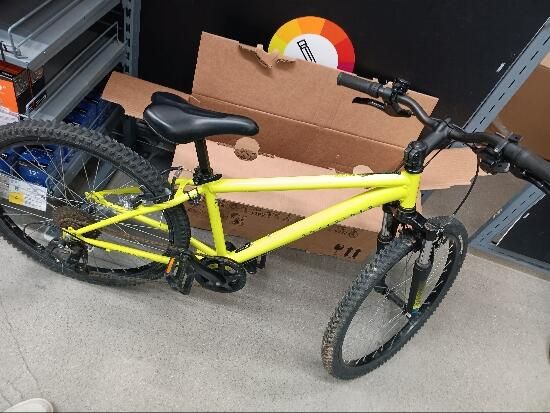 BTT CRIANÇA EXPL 500 24" 9-12 ANOS AMARELO