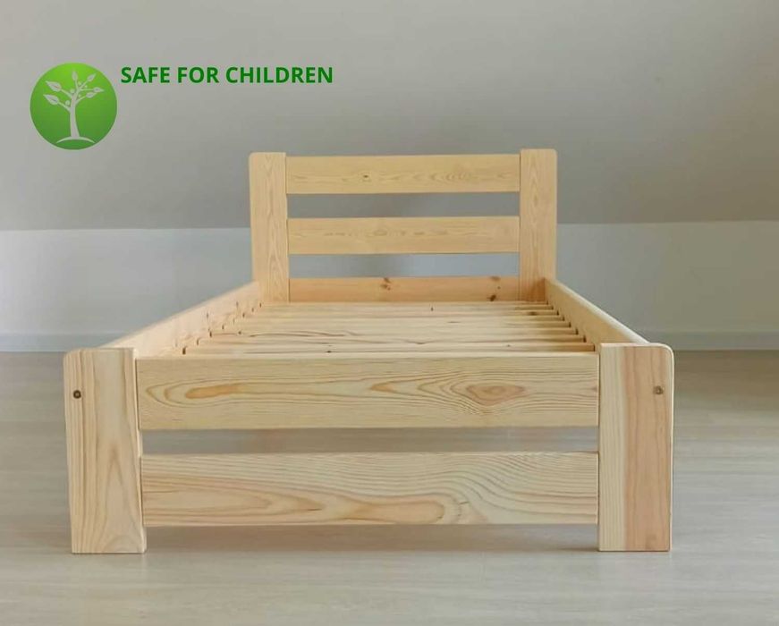 NOWE Łóżko sosnowe 90x200 + Stelaż INNE WYMIARY Gwarancja! DPD 0zł