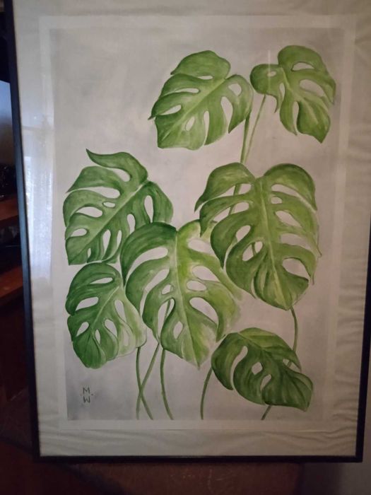 Картины в раме IKEA /акварель 50*70 та 23*32