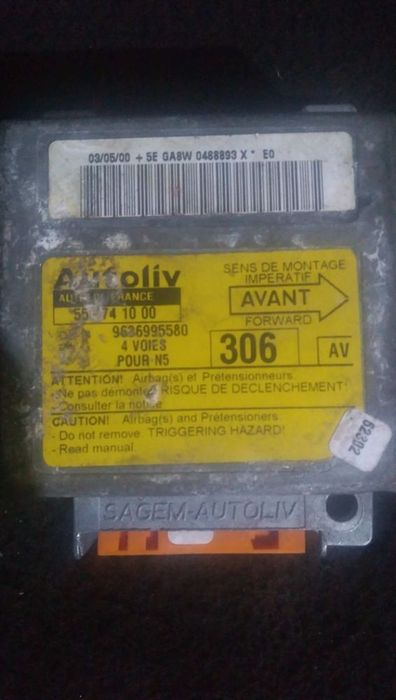 Centralina De Airbags Peugeot 306 (7B, N3, N5)