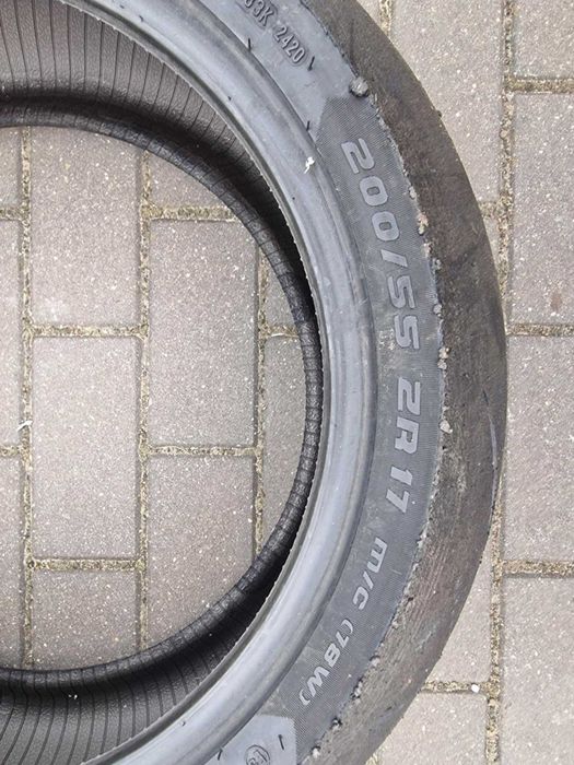 Opona METZELER RACETEC K1 - 200/55-17 D213, slick, tor opona torowa