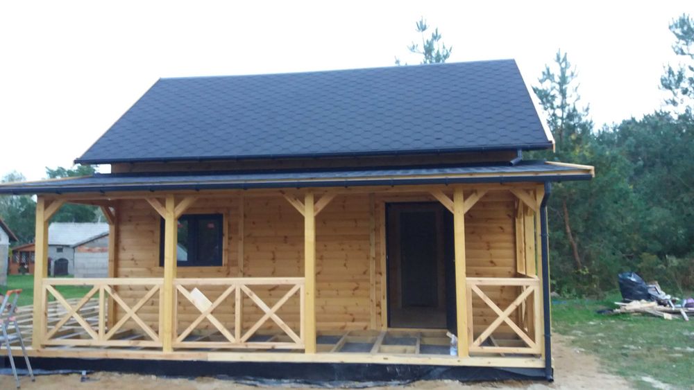 domek drewniany, domek letniskowy, ogrodowy do 35m2,dom, antresola