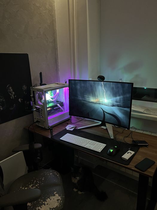 (на гарантии) 4K OLED 32” 240fps Alienware монитор  AW3225QF