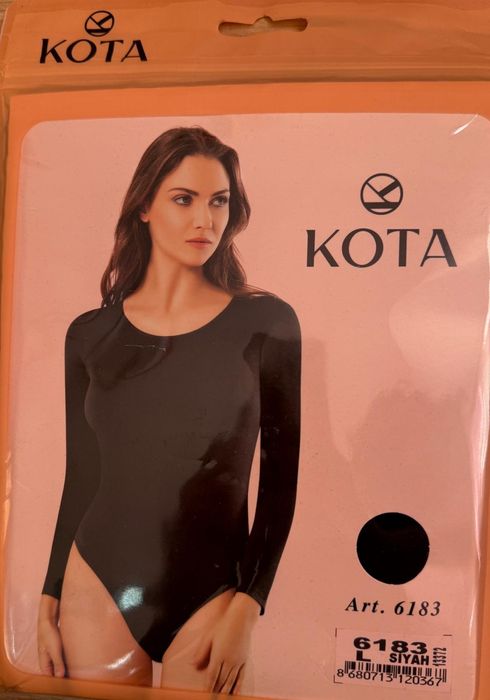 Body damskie czarne długi rękaw roz Mi L nowe Turcja