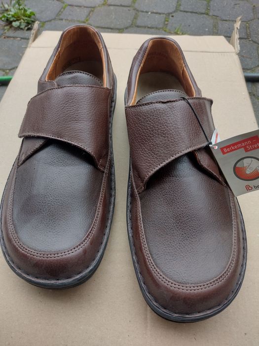 Buty skórzane brązowe ortopedyczne Berkemann 45