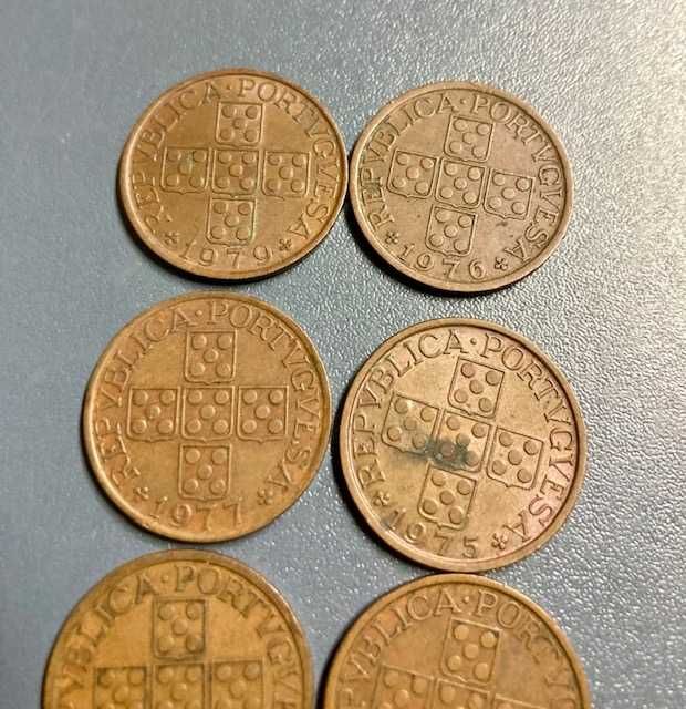 Coleção completa de moedas antigas de 50 centavos