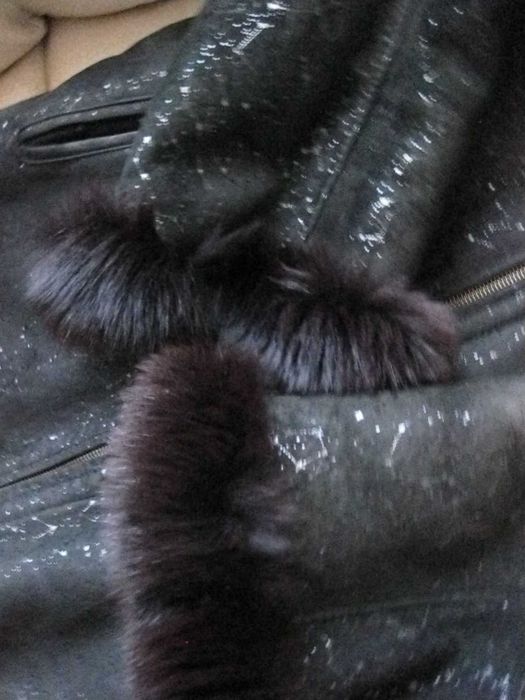 куртка дубленка р 46-48 черная Турция