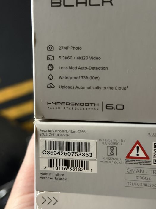 Экшн-камера GoPro Hero 13 Black (CHDHX-131-RW) , нові запаковані