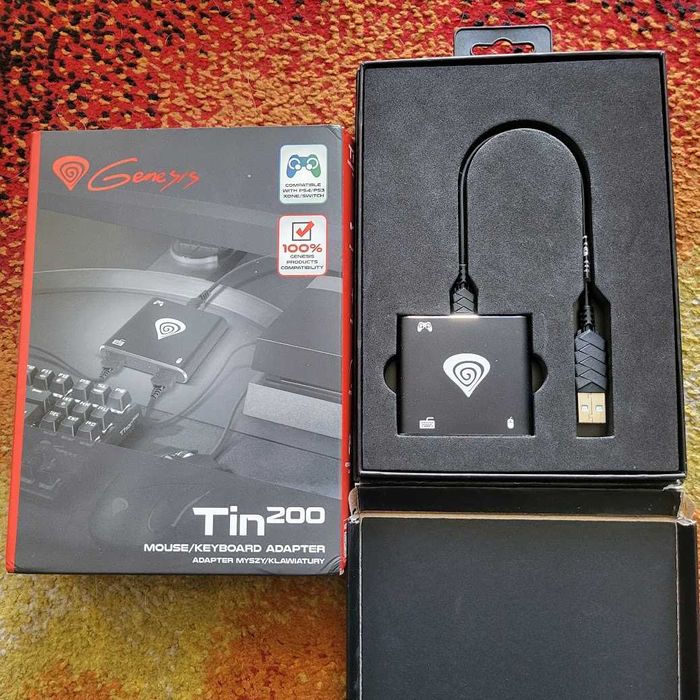 Adapter Genesis Tin 200 do myszy/klawiatury dla konsol, Skup/Sprzedaż
