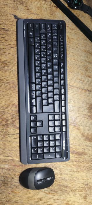 Клавіатура + миша бездротова A4tech FG1010 (Grey)