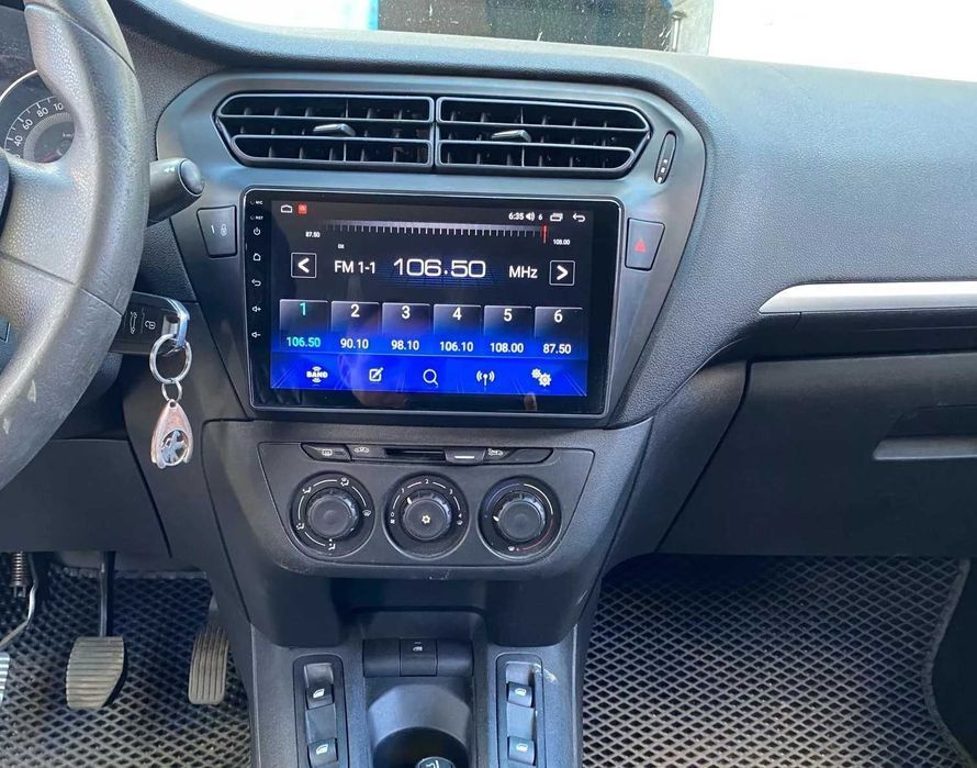 Auto Radio Peugeot 301 Android 2 din Ano 2012 até 2016