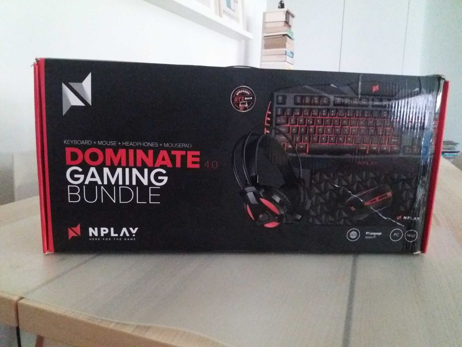 Pack / Conjunto Teclado Rato e Auscultadores NPLAY