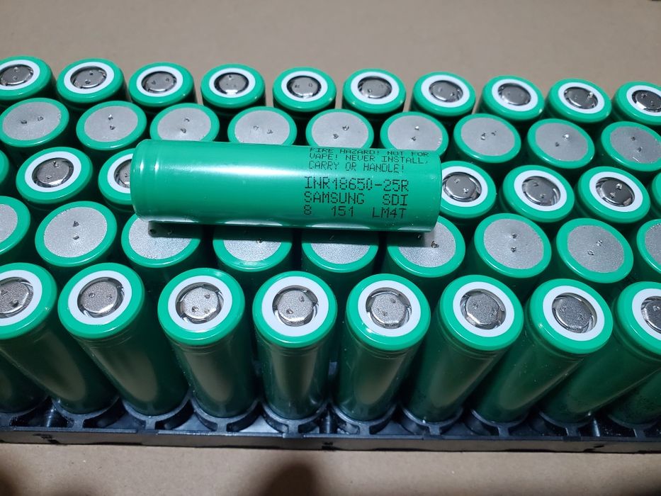 ВИСОКОТОКОВІ акумулятори 18650 фірми Samsung 25R..2500mah
