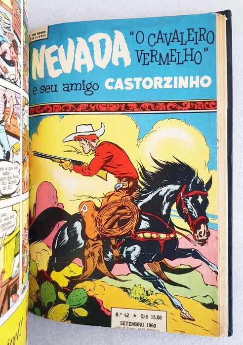 Antiga Encadernação com 10 diferentes "Comics da Ebal" ~ 1959/60 ~ #2
