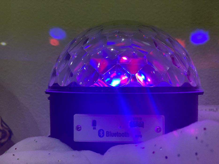 Bola de espelhos com Coluna