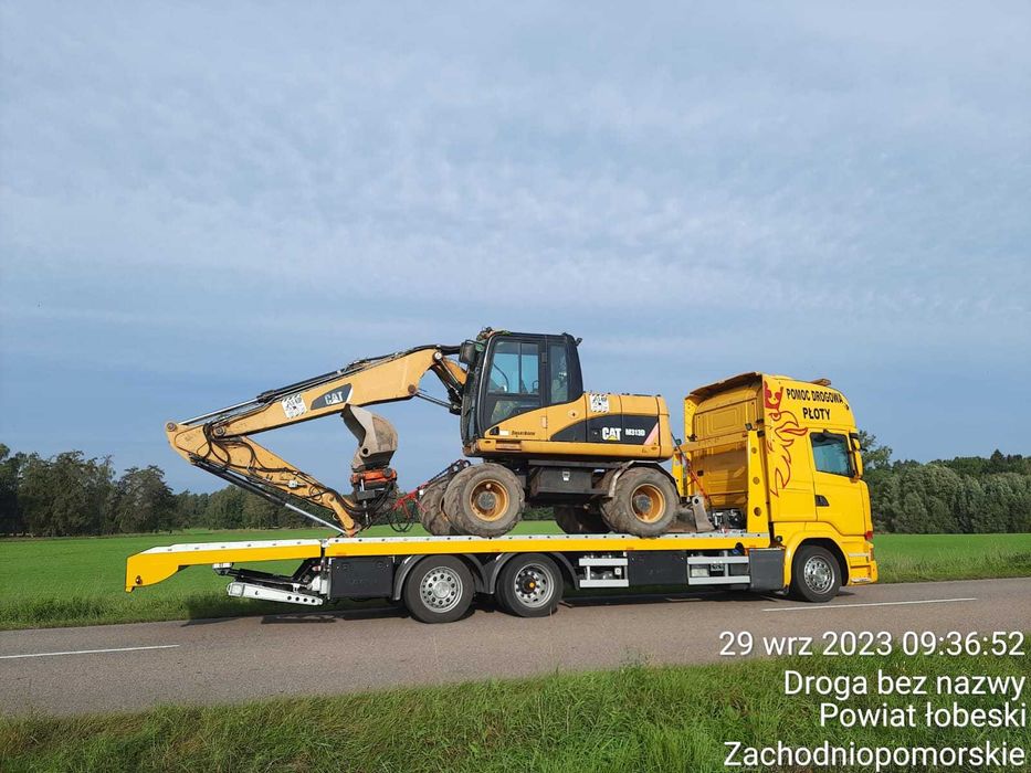 Usługi transportowe laweta Płoty