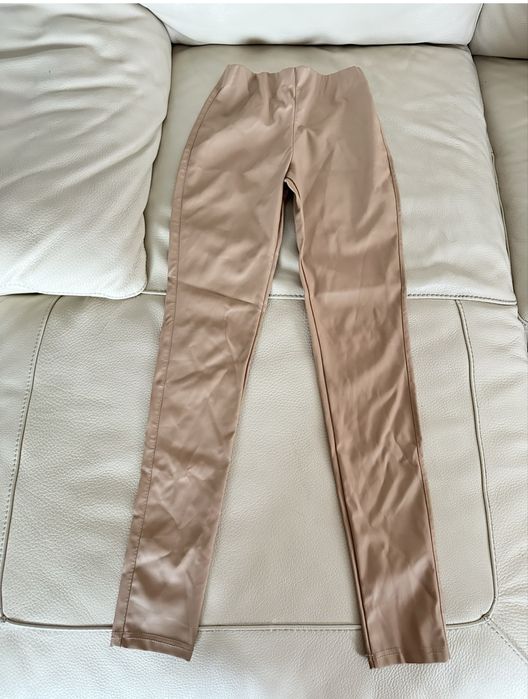 Лосины из экокожи размер XS