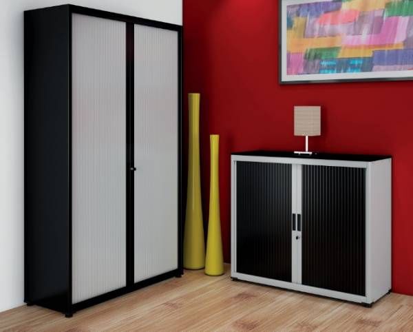 Armário Portas Correr Melamina Madeira p/ seu Escritório Material NOVO