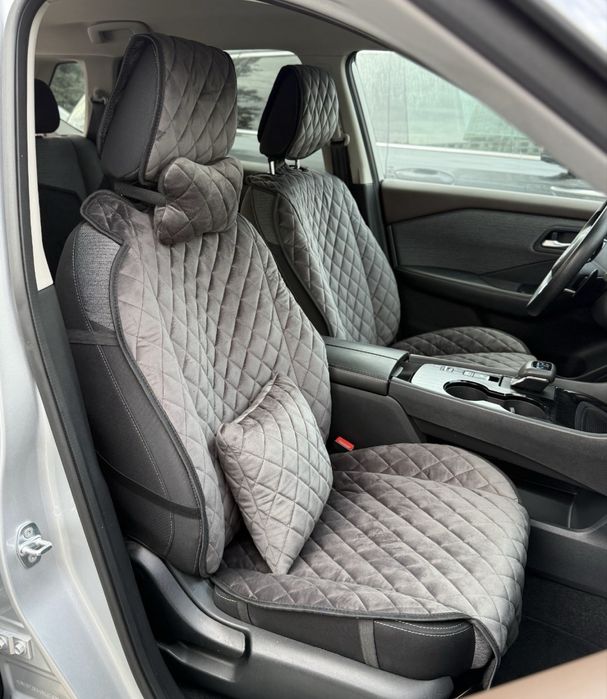 Накидки на сидіння авто на ВСІ МАРКИ АВТО! З Алькантари та Еко шкіри!