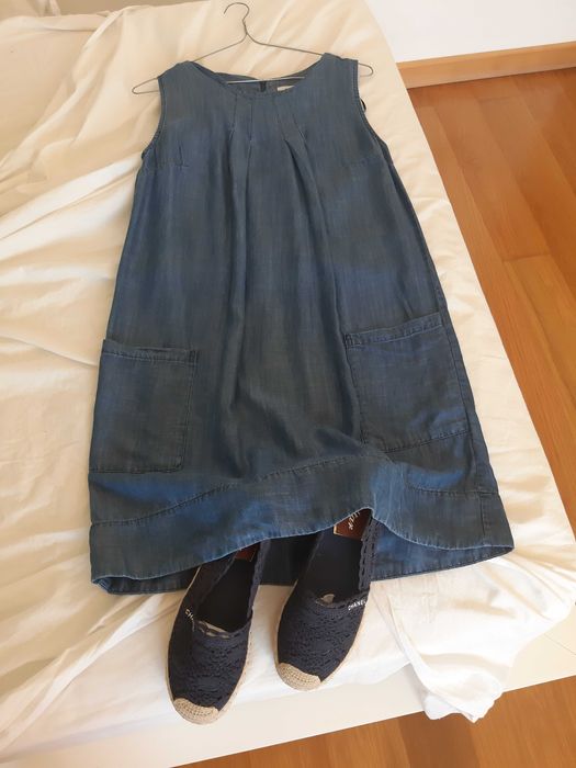 Vesido de ganga Yessica. Sugestão de look