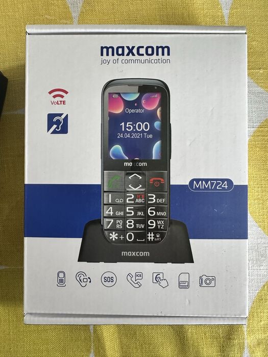 Telefon MAXCOM MM724 z klawiaturą fizyczną