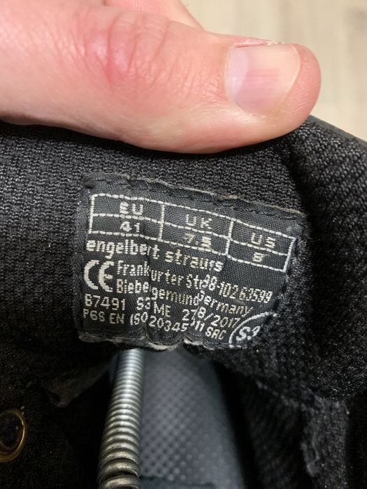 Чоловічі робочі Strauss черевики 41-42р. Оригінал 27см