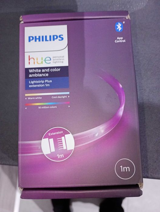 Philips Hue white and color ambiance Taśma LED 1m Lightstrip Plus ...