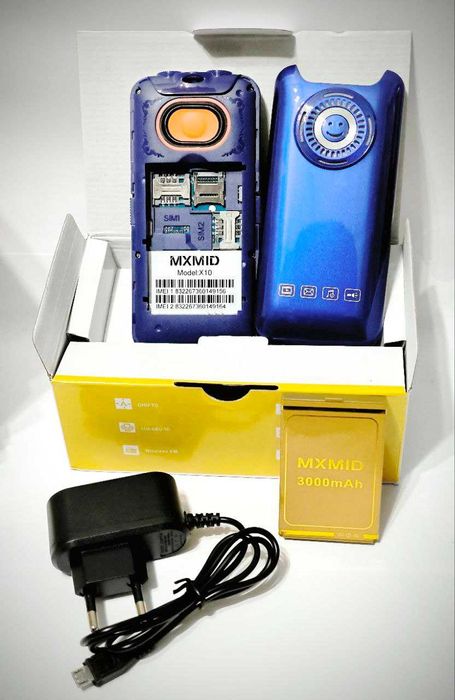 Телефон MXMID x10 3000 mah з великими кнопками бабусефон