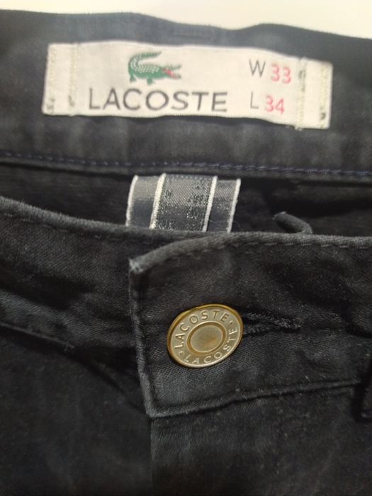 Calça homem Lacoste pretas w33 l34
