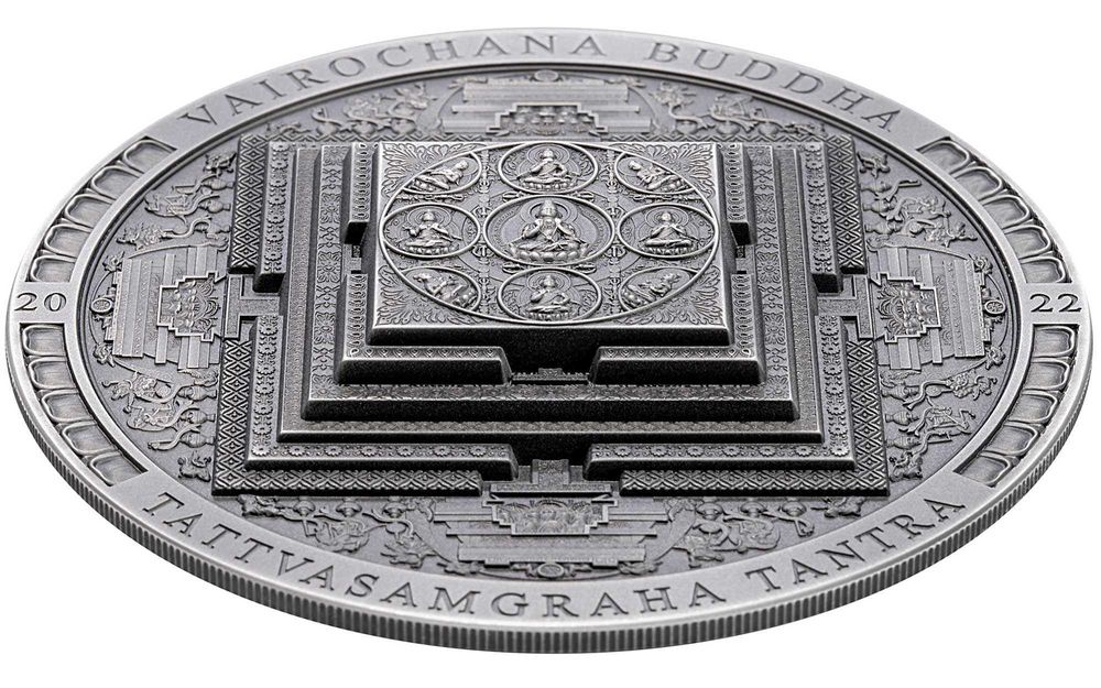 VAIROCHANA BUDDHA MANDALA Archeology Symbolism Antiqued Mongolia 2022