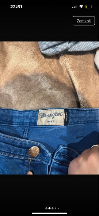 dżinsy jeansy wrangler
